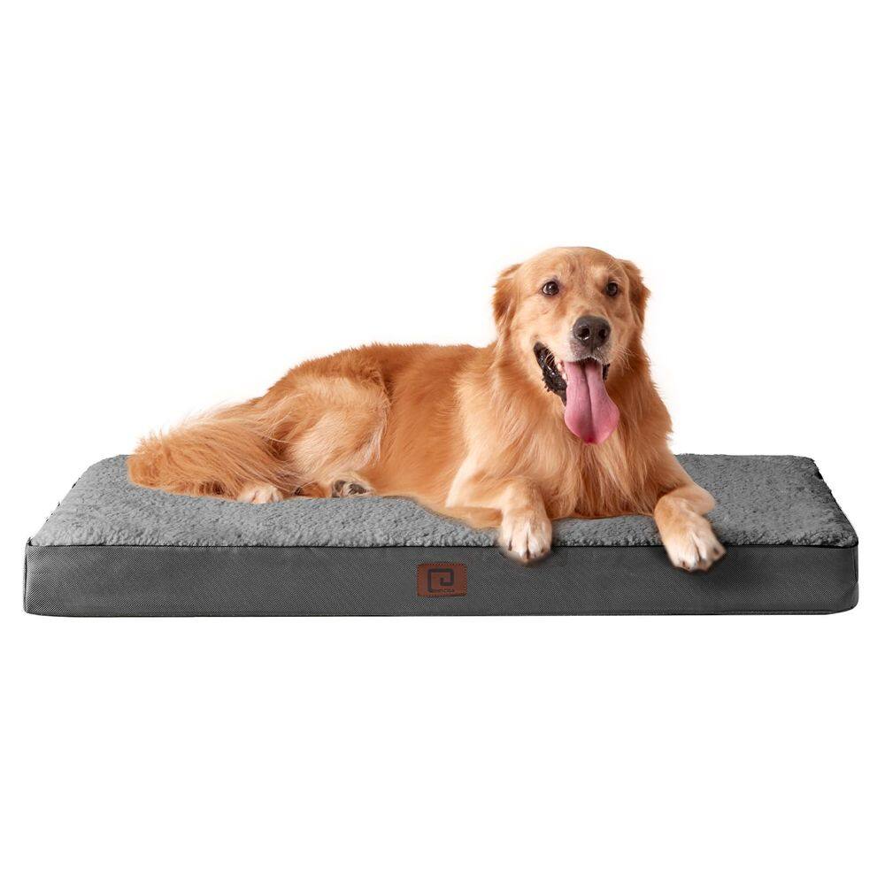 Cama ortopédica EHEYCIGA para cães grandes com capa removível