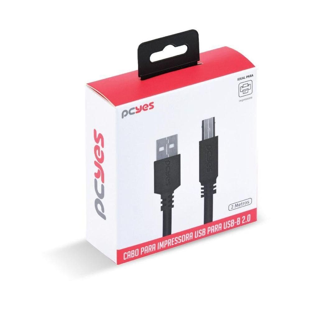 Cabo P- Impressora Usb A P- Usb B 2m - Puabm2-2