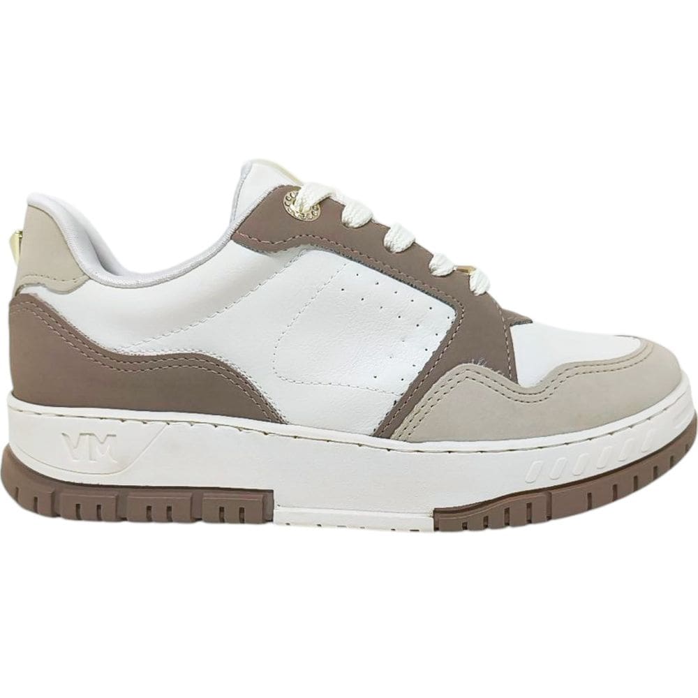Tênis Feminino Casual Dia a Dia Passeio Detalhes Metalizados Urban Via Marte 219-002