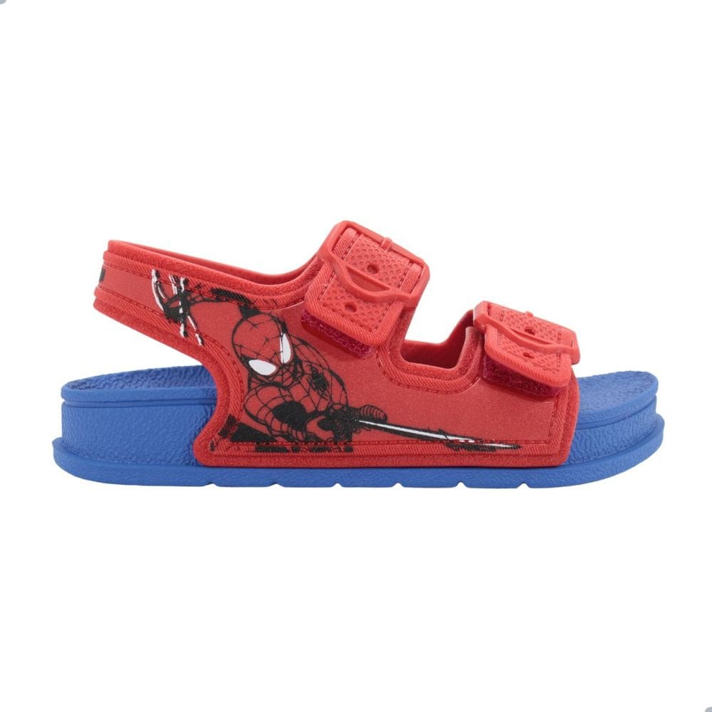 Sandália Infantil Grendene Kids Marvel Fresh Vermelho e Azul