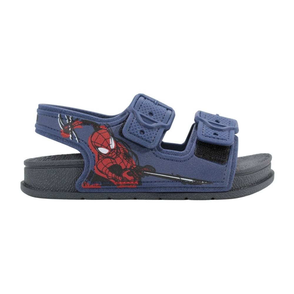 Sandália Infantil Grendene Kids Marvel Fresh Azul Cinza