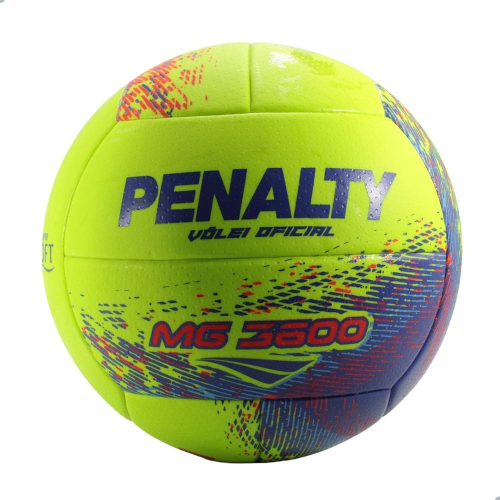 Bola Vôlei Penalty Mg 3600 Verde Amarelo e Laranja