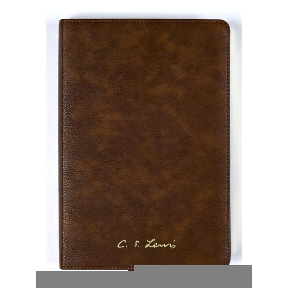 Bíblia C. S. Lewis Nvi, Couro-Soft Marrom, Leitura Perfeita