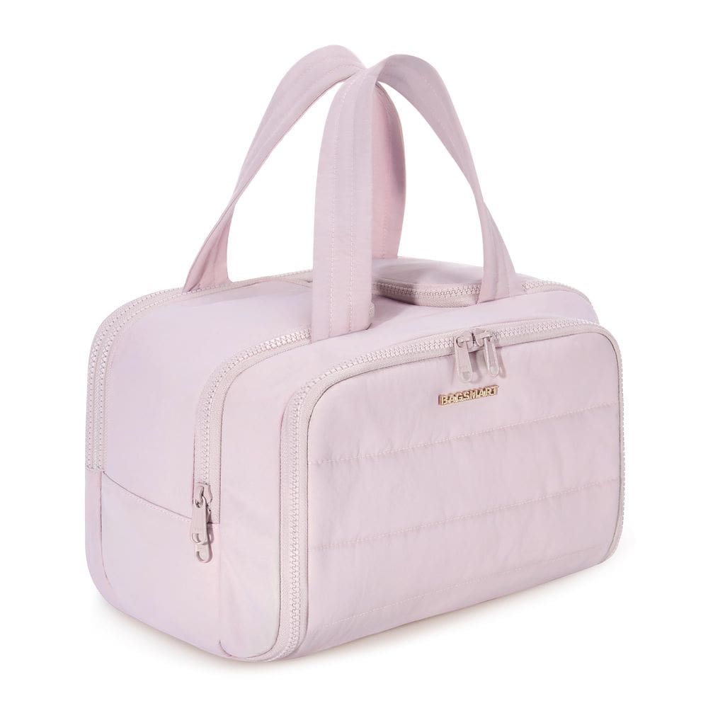 Bolsa de higiene pessoal BAGSMART Travel, leve, grande, rosa para mulheres
