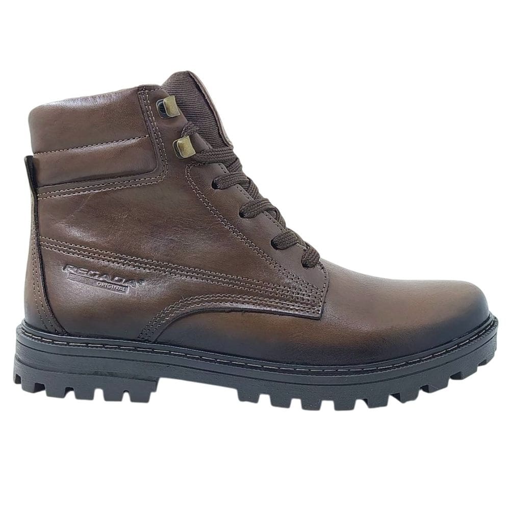Coturno Masculino Casual em Couro Dia a Dia  Pegada 181553