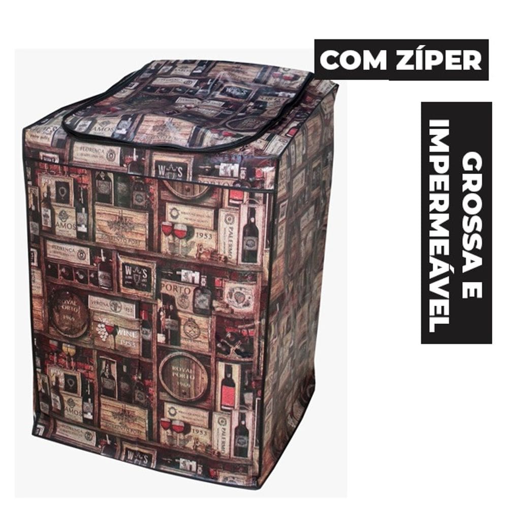 Capa Maquina de Lavar 12kg 13kg 15kg 16kg Estampada