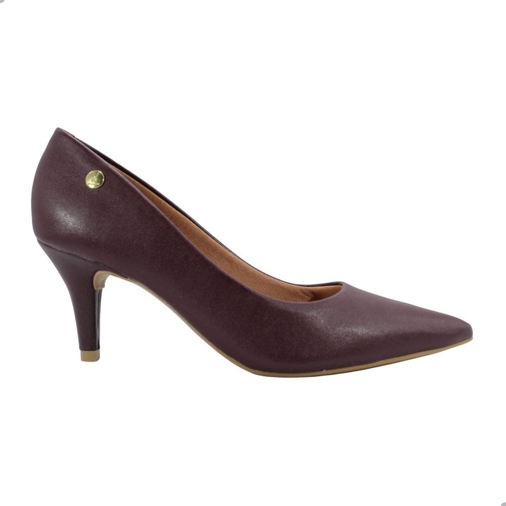 Sapato Feminino Vizzano Pelica Vinho