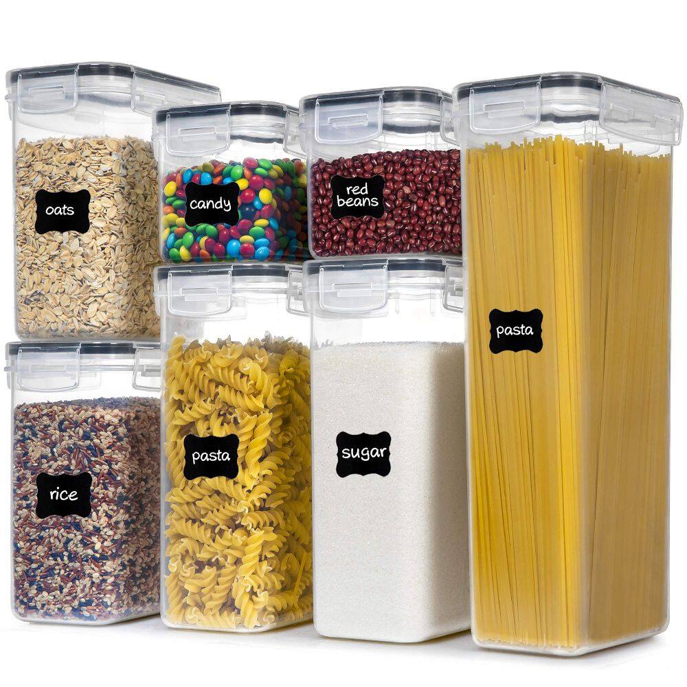 Recipientes de armazenamento de alimentos PANTRYSTAR Airtight 7 unidades sem BPA