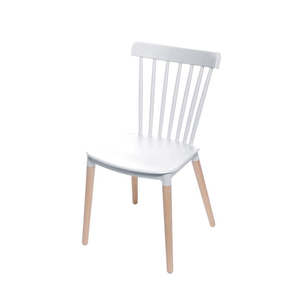 Cadeira OR-1109 em Polipropileno com Base de Madeira OR Design
