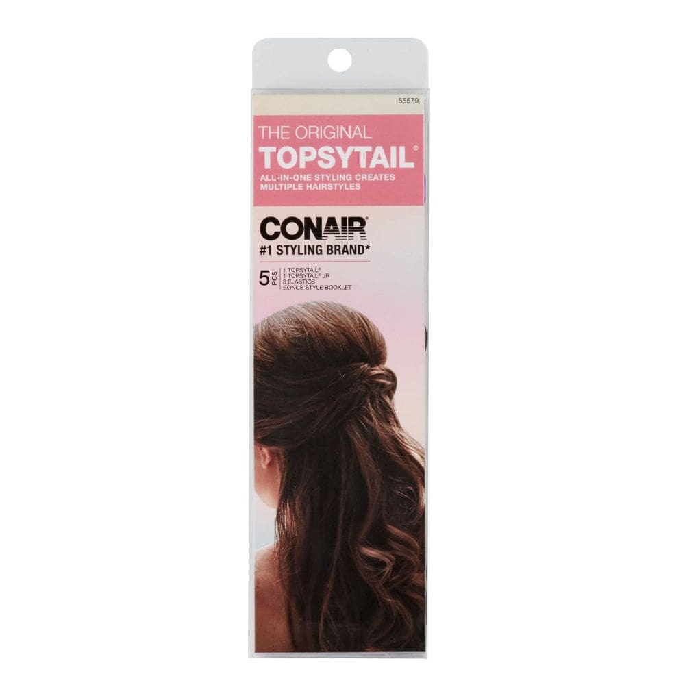 Conjunto de 5 peças Hair Tool Conair Topsy Tail Ponytail Hair Loop