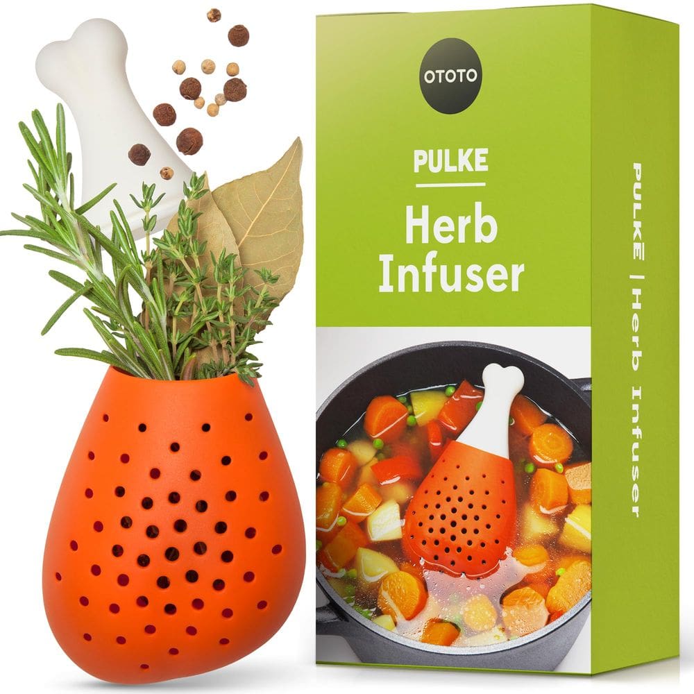 Infusor de ervas e especiarias OTOTO Pulke em silicone em forma de baqueta