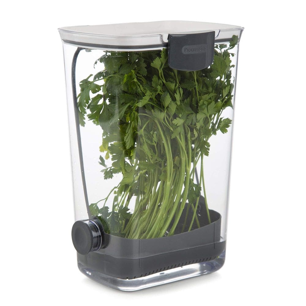 Plástico branco sem BPA Herb Keeper ProKeeper com bujão de drenagem
