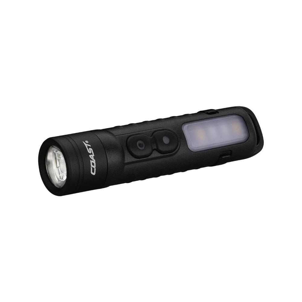 Lanterna Coast KL35R 600 lúmens recarregável com luz vermelha