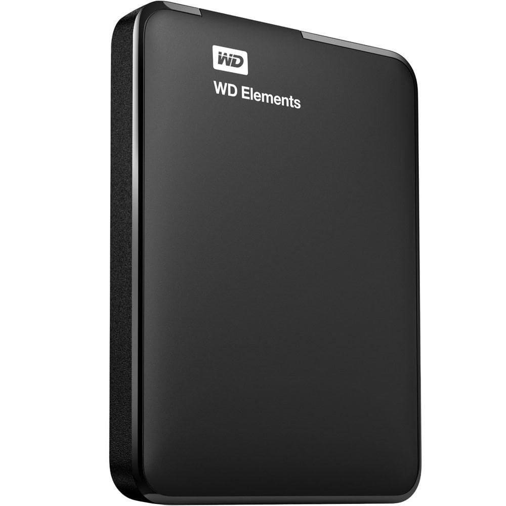 HD Externo WD Elements, 1TB, USB 3.0, Preto
