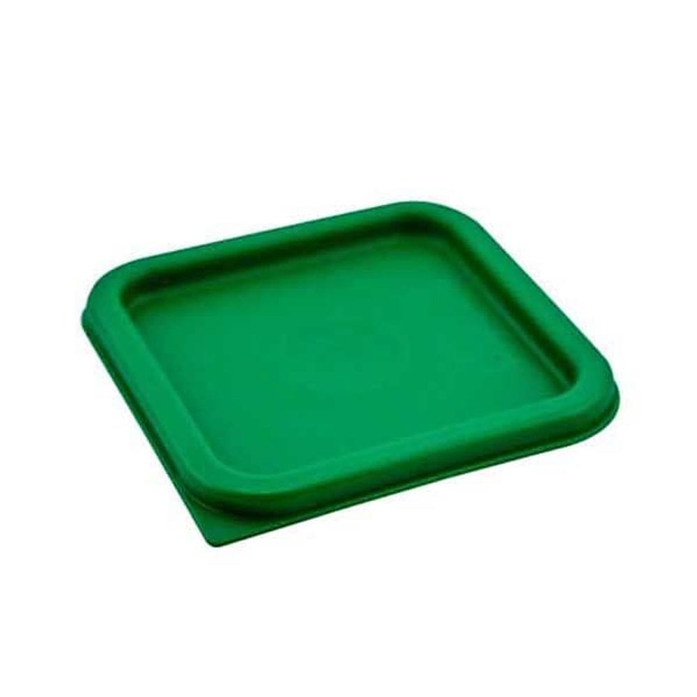 Tampas quadradas pequenas de polietileno Cambro para recipientes de alimentos de 2 e 4 L, pacote com 6