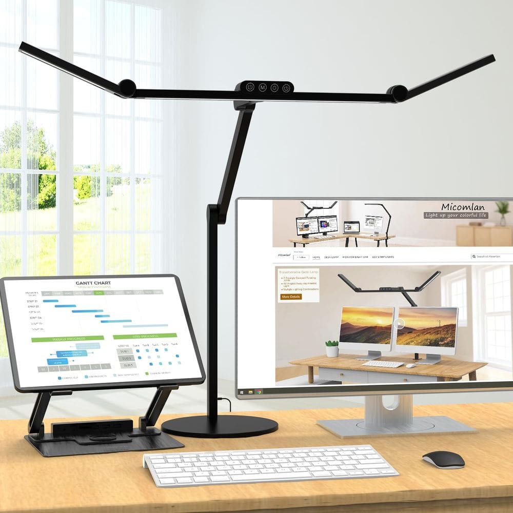 Candeeiro de mesa Micomlan Architect com iluminação atmosférica 24W LED