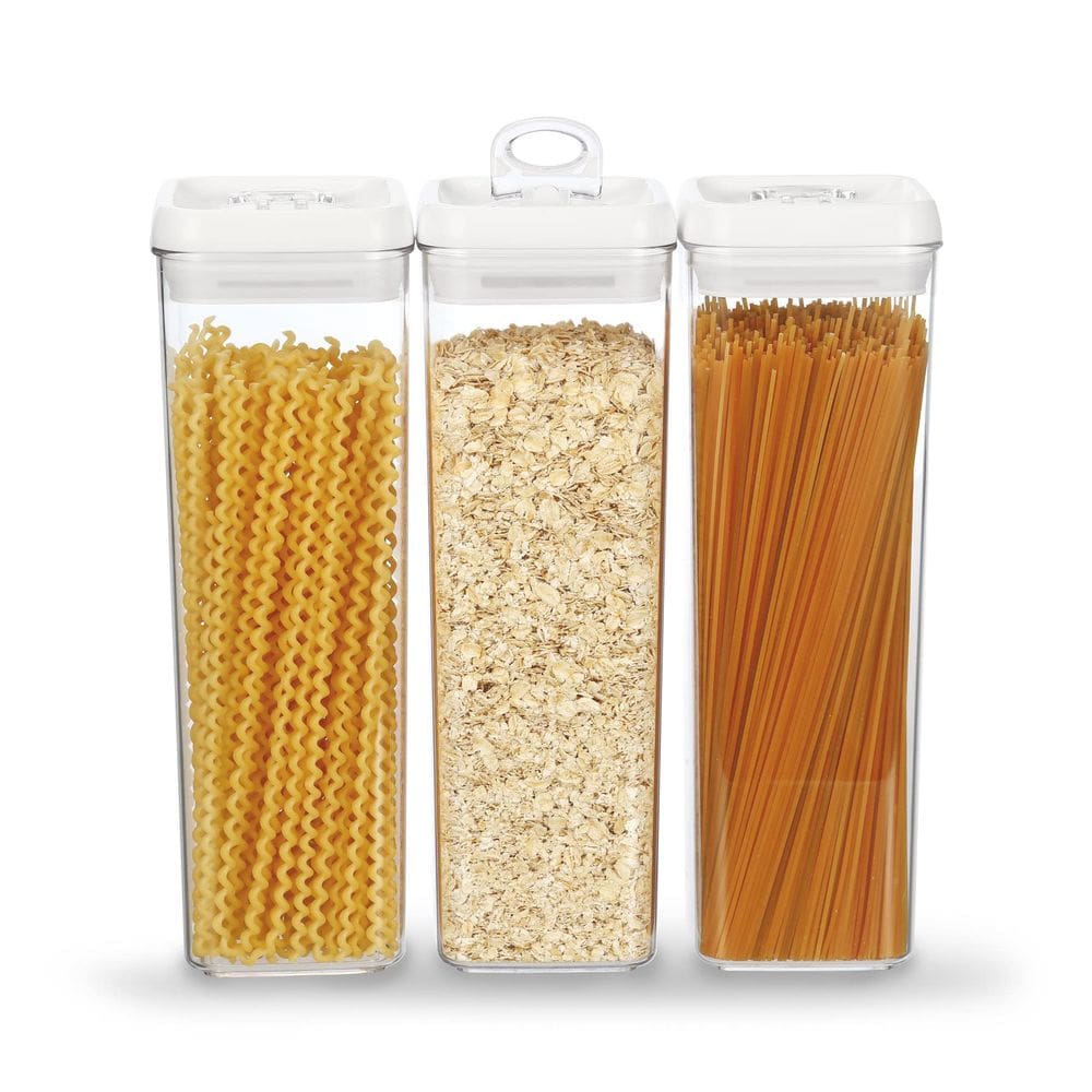 Recipiente de armazenamento Felli Flip Tite TALL 2,0 L acrílico transparente