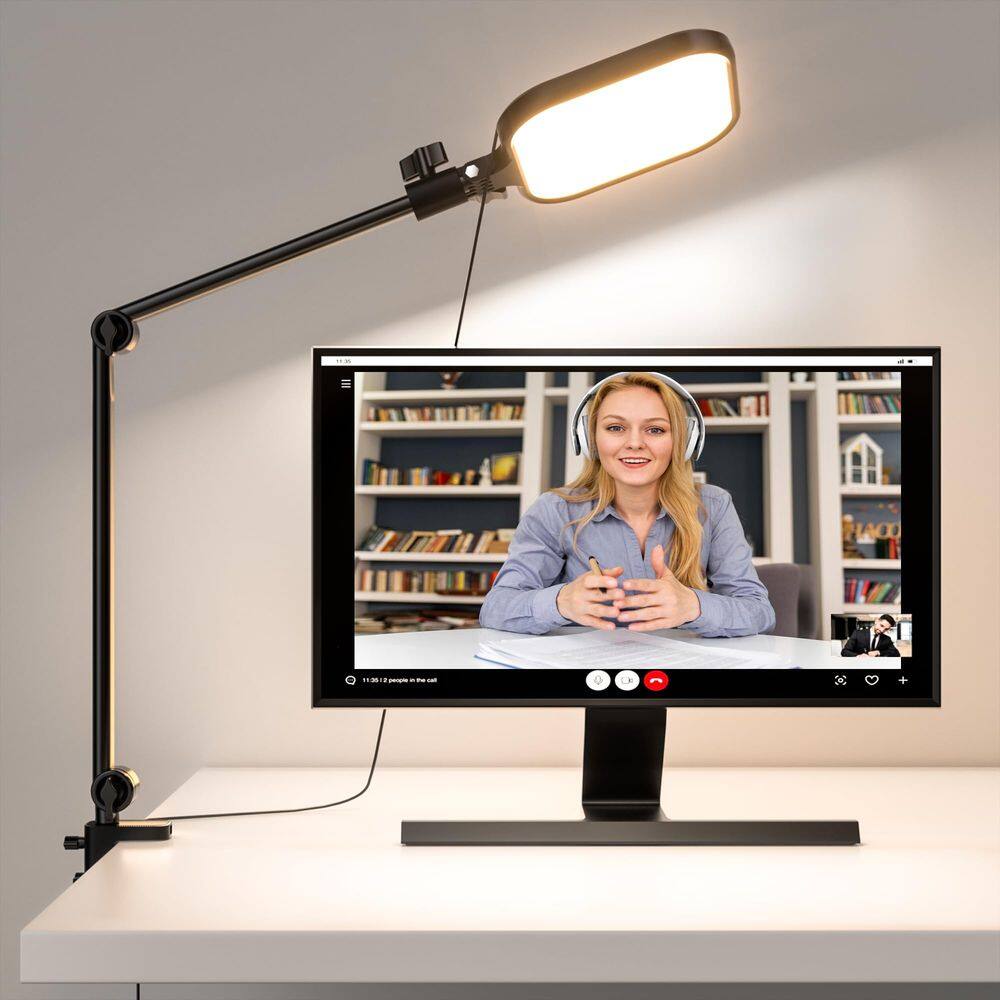 Ring Light UbeeSize Streaming Light 8 para mesa com braçadeira