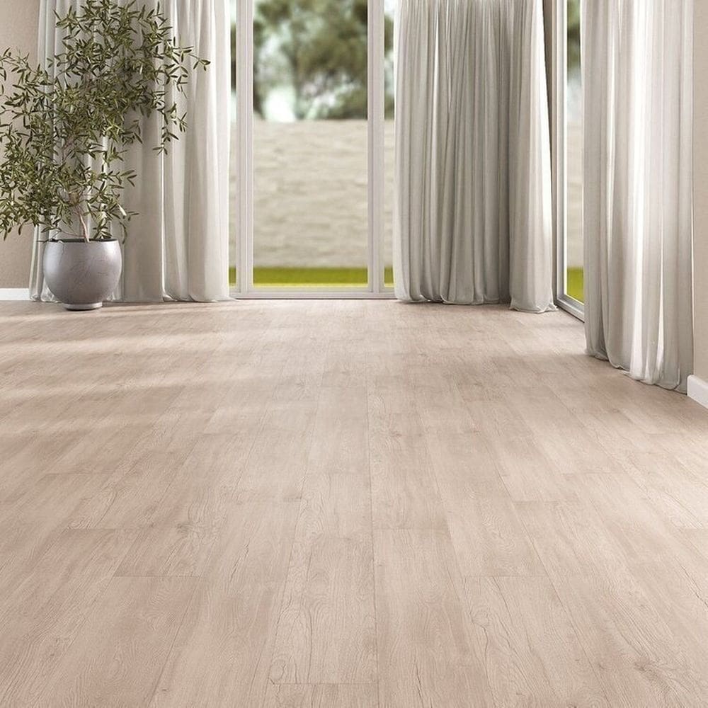 Kit com 11m² Piso Vinílico em Régua 17,78cm X 2mm X 1,21m Sofisticato Ruffino Gergelim