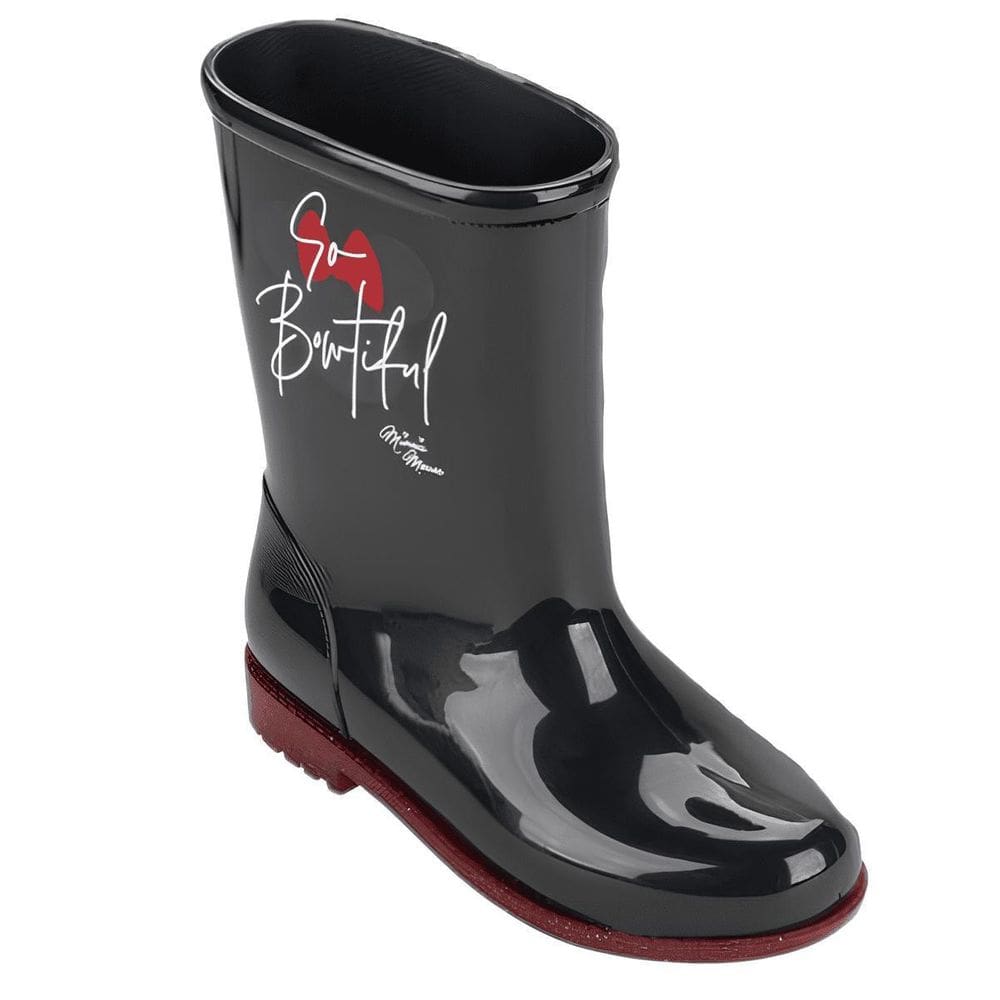 Bota Menina Grendene Kids Minnie Rain Fun Galocha