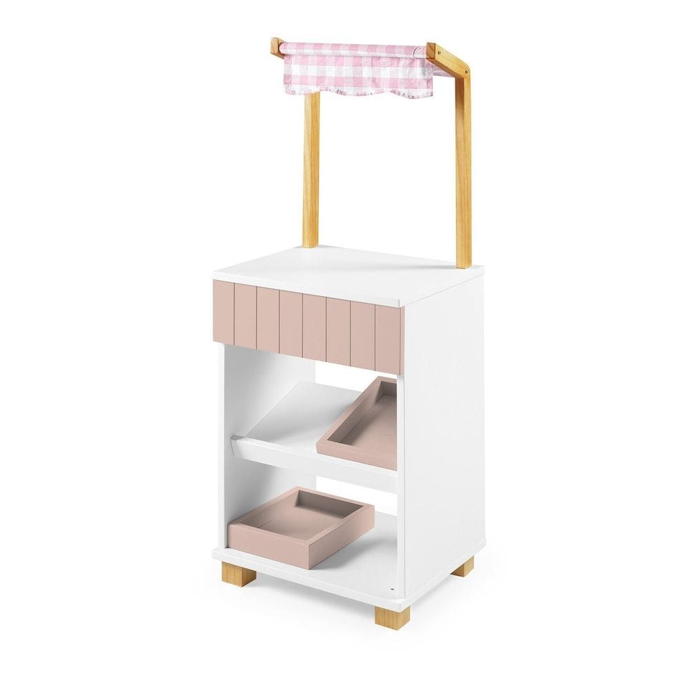 Feirinha Magali 40cm X 33cm X 105cm Rosa Bebê