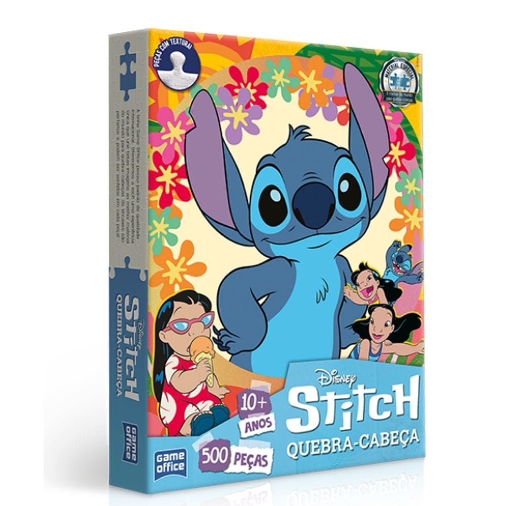 Quebra Cabeça  500 Pc - Stitch E Lilo