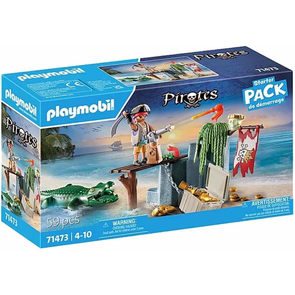 Playmobil Piratas - Pirata Com Crocodilo 71473