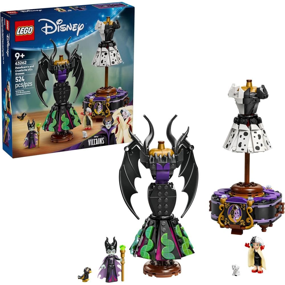 LEGO Disney - Vestidos da Malévola e Cruella De Vil 43262