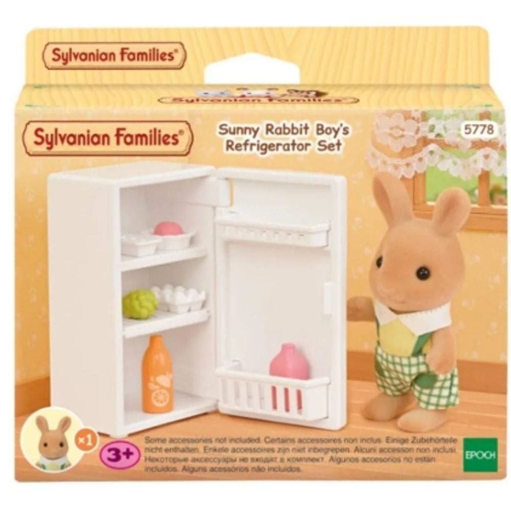 Sylvanian Families - Conjunto Geladeira - Menino Coelho Raio De Sol