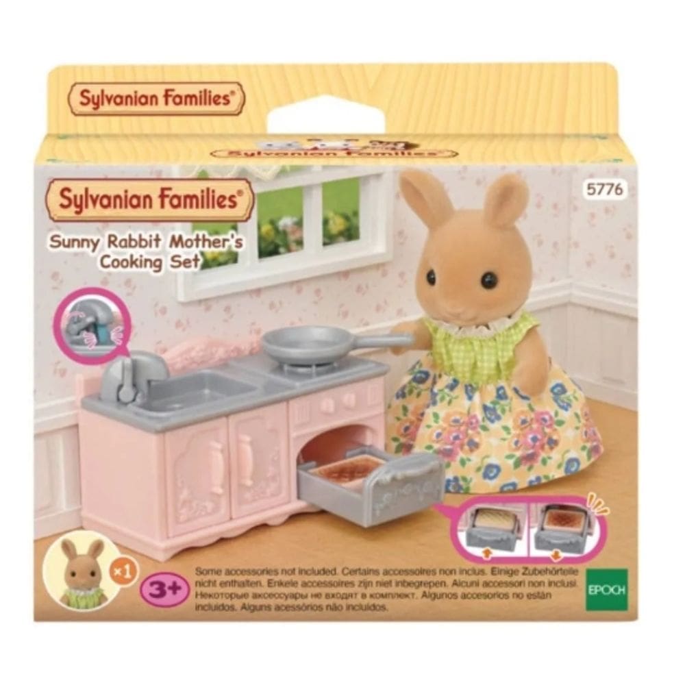 Sylvanian Families - Conjunto De Cozinha - Mamãe Coelho Raio De Sol