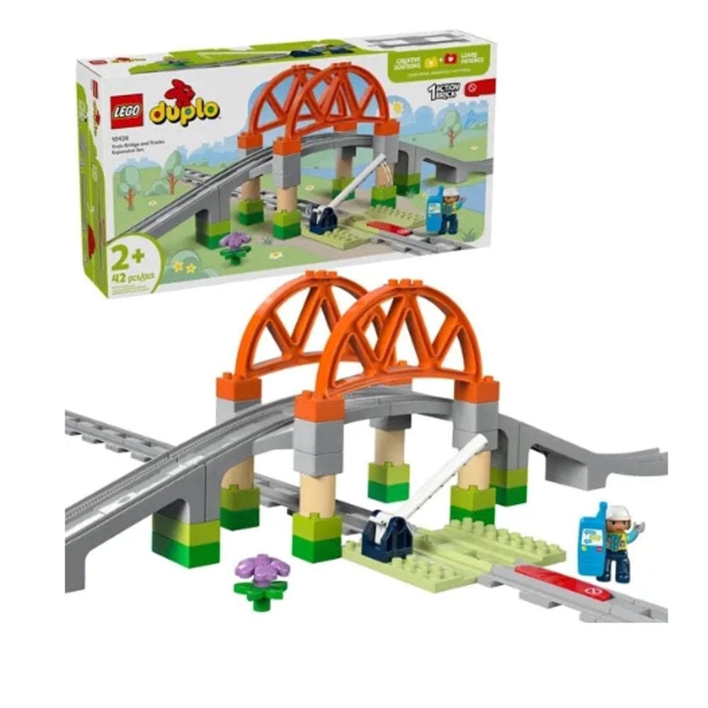 LEGO DUPLO - Conjunto de Expansão de Ponte e Trilhos de Trem 10426