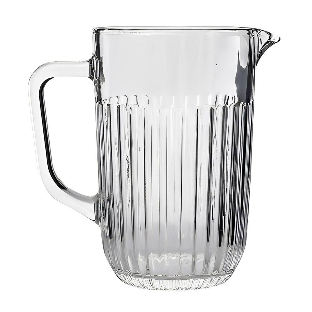 Jarra de Vidro Transparente Athena para Água Ou Suco 1,3 Litro