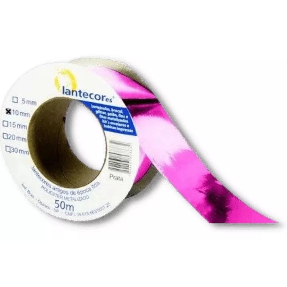 Fita Metalóide 10mmx50mts. Pink - Lantecor
