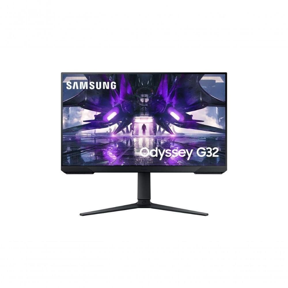 Monitor Gamer Samsung Odyssey G32A 27`` Preto LS27AG320NLXZD FHD 165Hz 1ms Com Ajuste de Altura HDMI DP Freesync