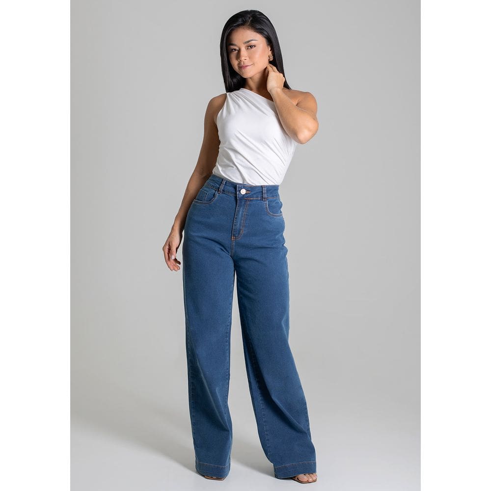 Calça Jeans Sawary Wide Leg - 279580