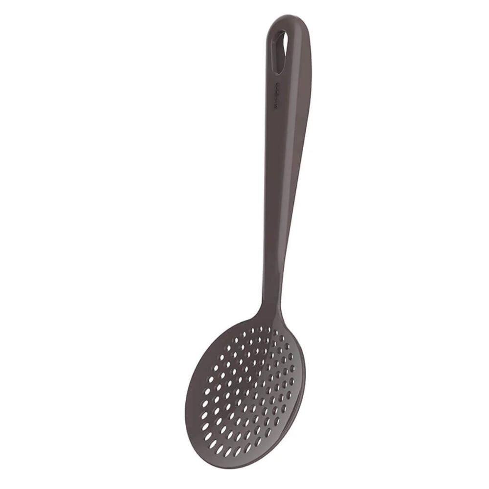 Kit 48 Espumadeiras de Nylon Fritura Arroz Cinza Kitch Crippa Restaurante Lanchonete