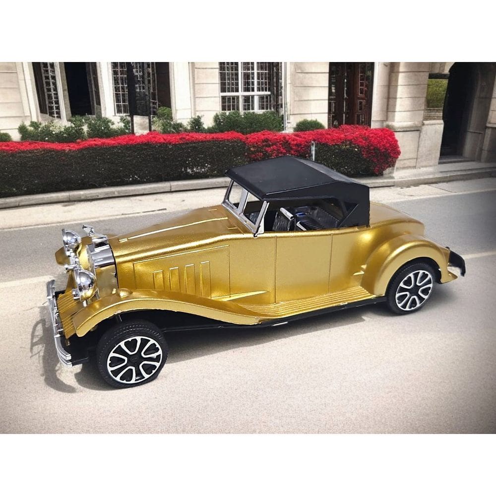 Carrinho Miniatura Antigo Clássico Fricção Colecionável 24cm