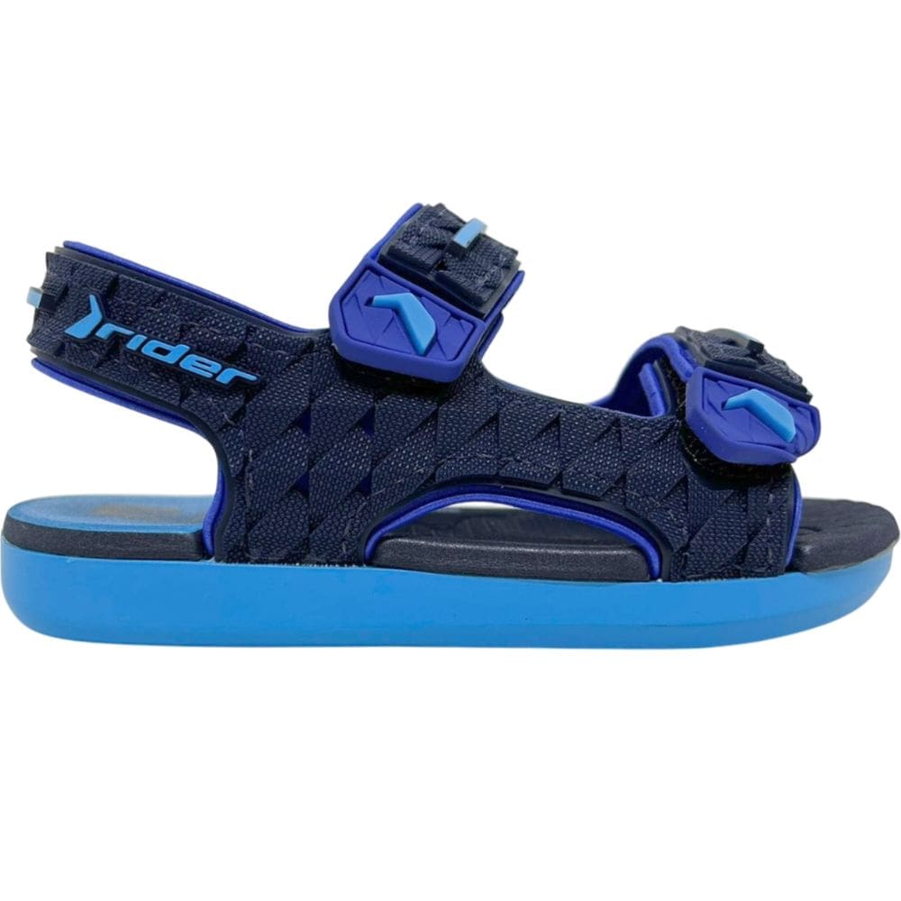 Sandália Casual Infantil Menino Papete Line Plus Borracha Rider 12149