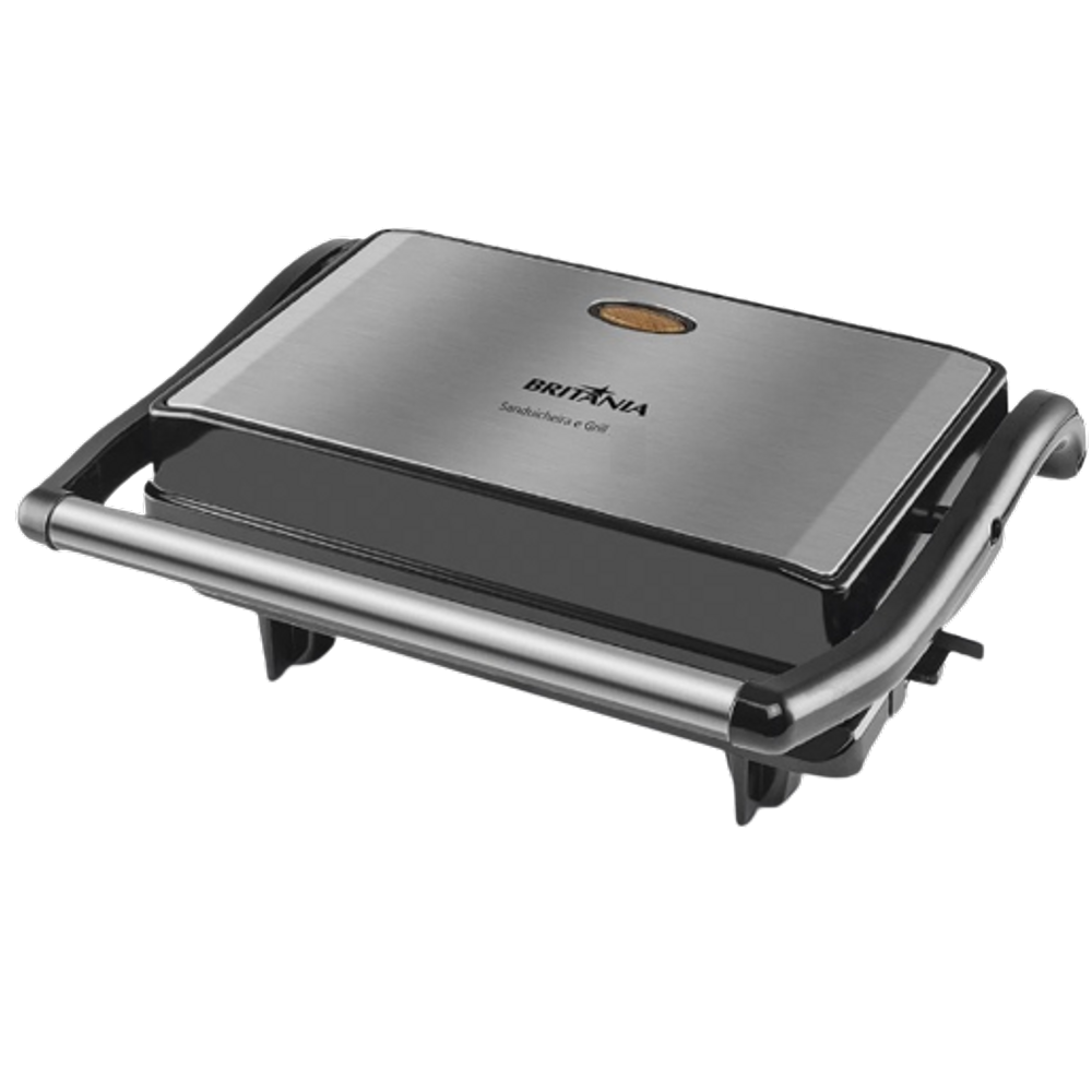 Sanduicheira Grill Britania Platinum 220V Antiaderente