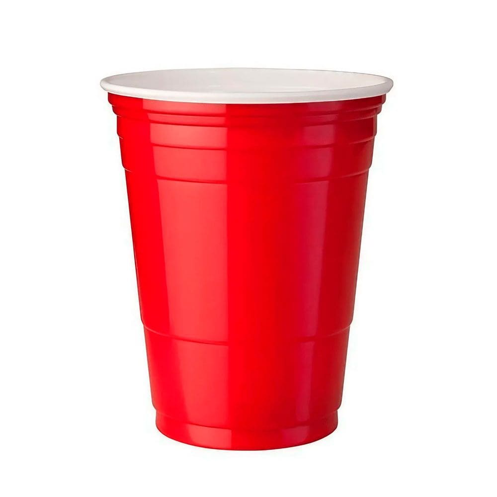 Copo Festa Americano PP 400ml Vermelho com 25 Unidades - Copobras
