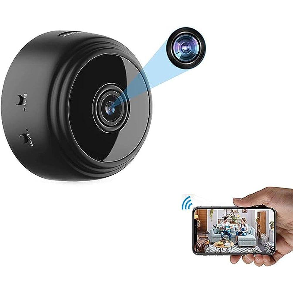 Câmera Spiã HD Mini com visão noturna Wifi Câmera 1080P Vigilância