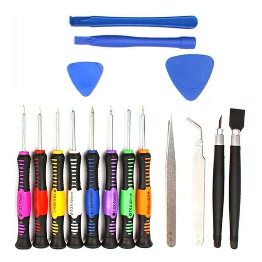 Mini Kit de Ferramentas Chaves de Precisão Fenda Philips Torx 30 Pontas com Ímas Jogo