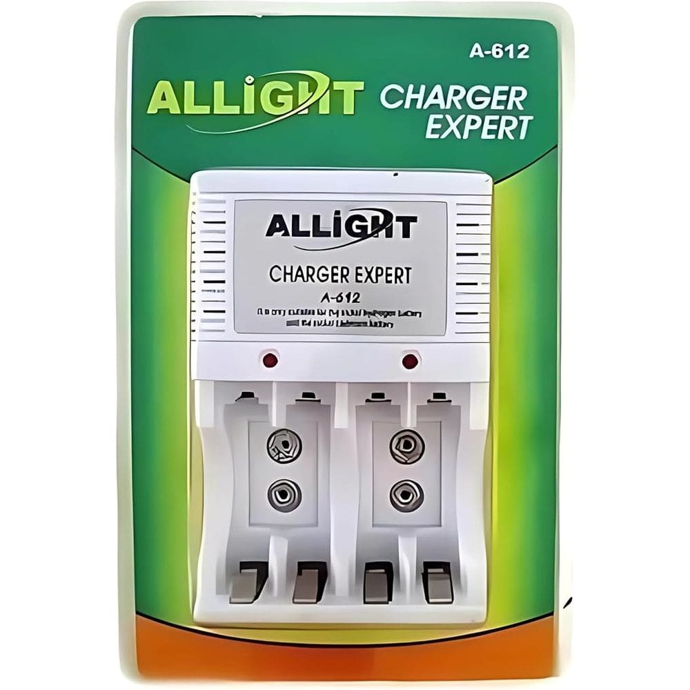 Carregador de Pilha Aa Aaa Bateria 9V Bivolt Recarregável