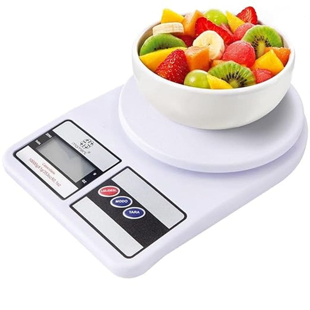 Balança Digital de Cozinha, SF-400, Até 10 kg, Escala 1 grama