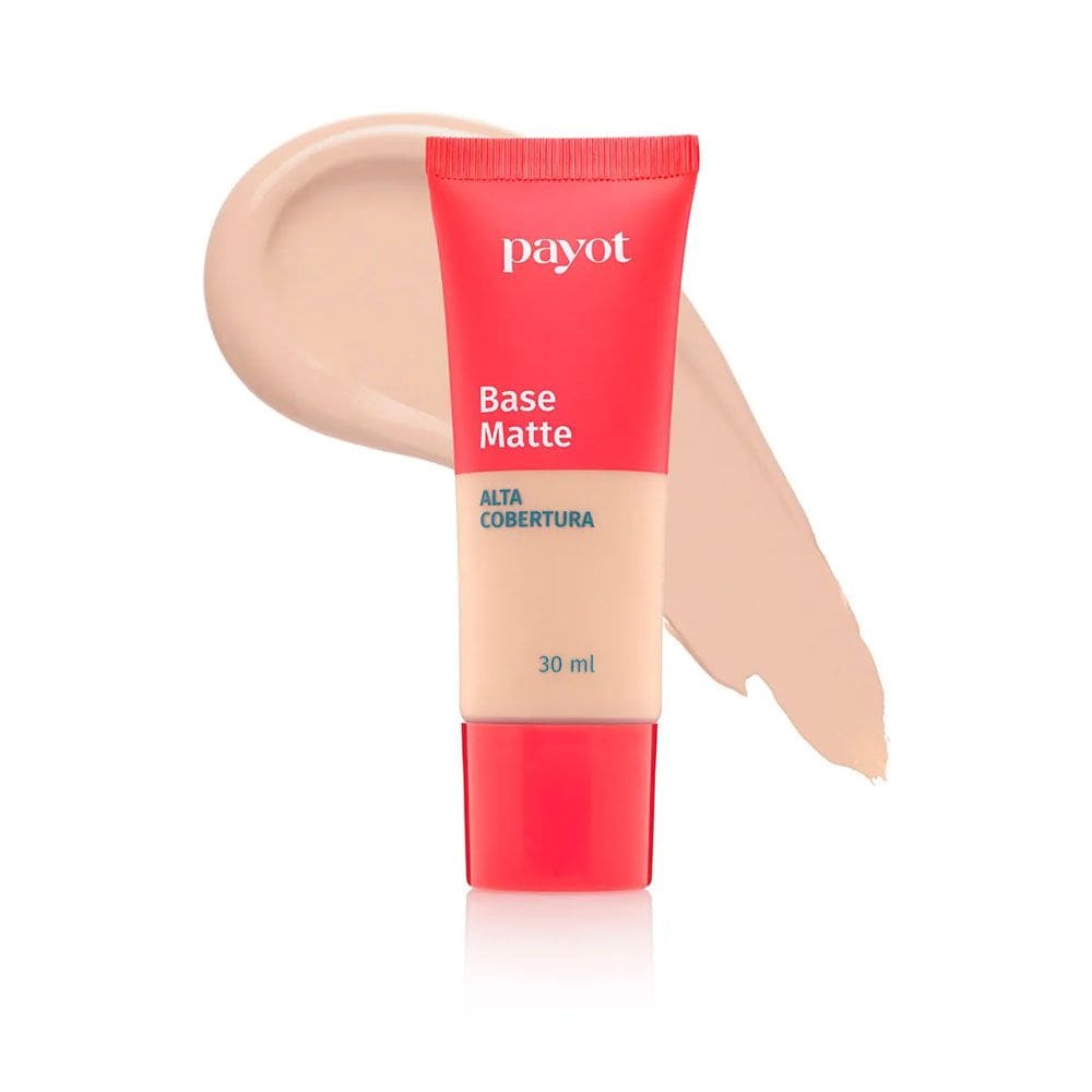 Base Líquida Matte Alta Cobertura Longa Duração Resistente a Água Payot 30ml