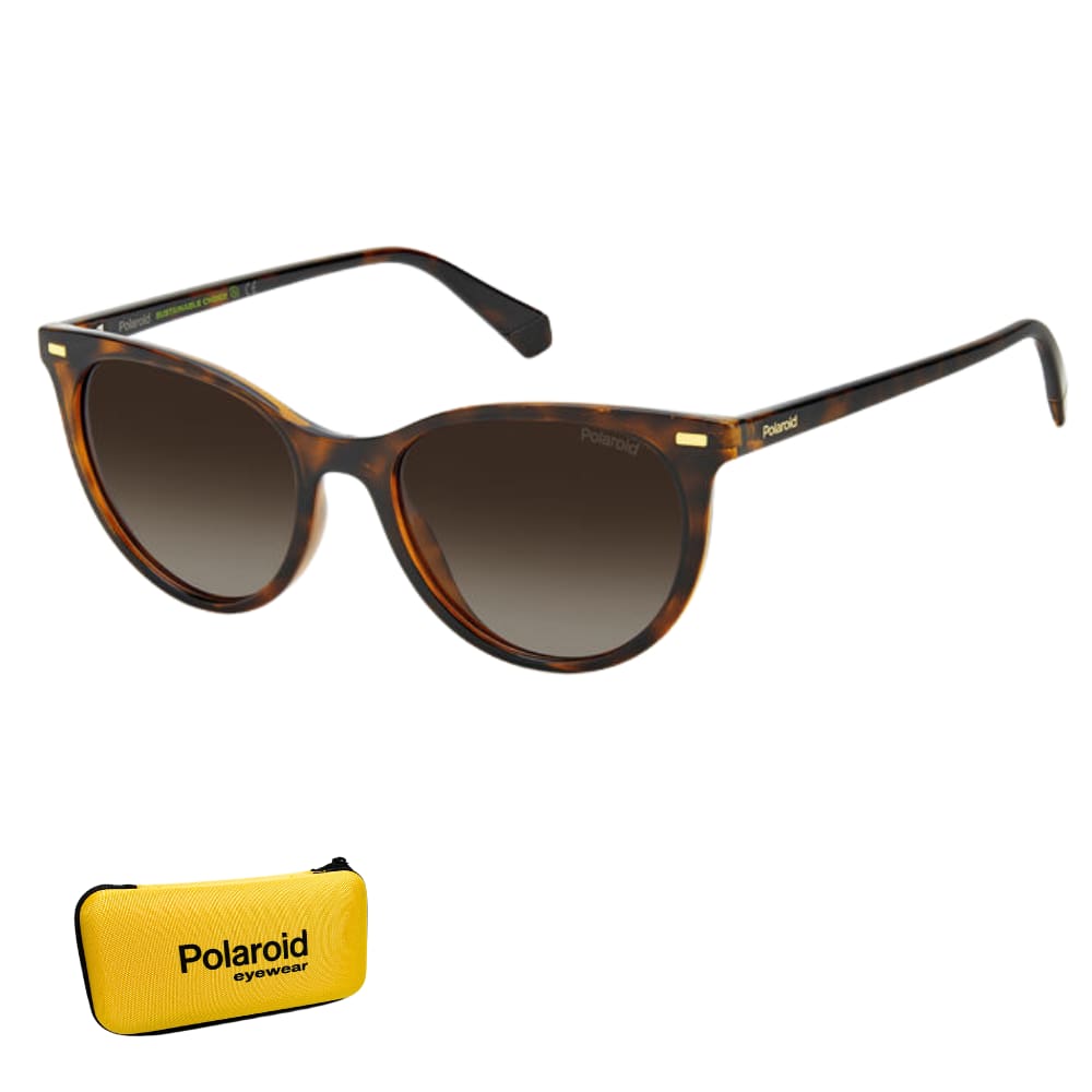 Óculos de Sol Polaroid Feminino Polarizado Marrom PLD 4107/S 086 52LA S