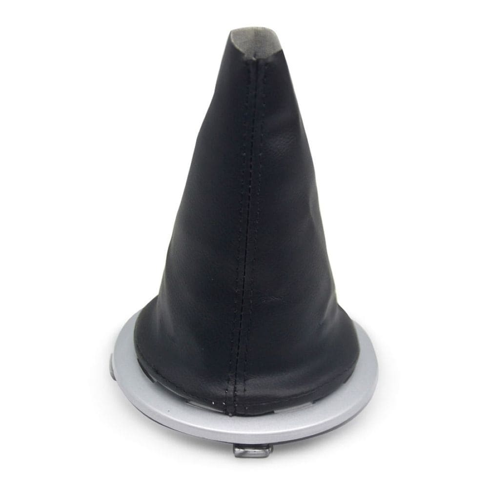 Coifa Câmbio Preto C/ Aro Prata G5 Gol 2008 a 13 Fox 03 a 09