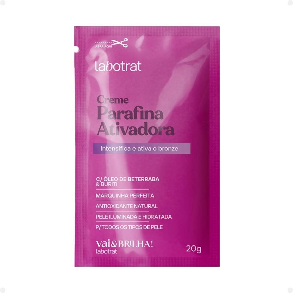 Creme Parafina Ativadora Labotrat Vai & Brilha! Beterraba E Buriti 20g