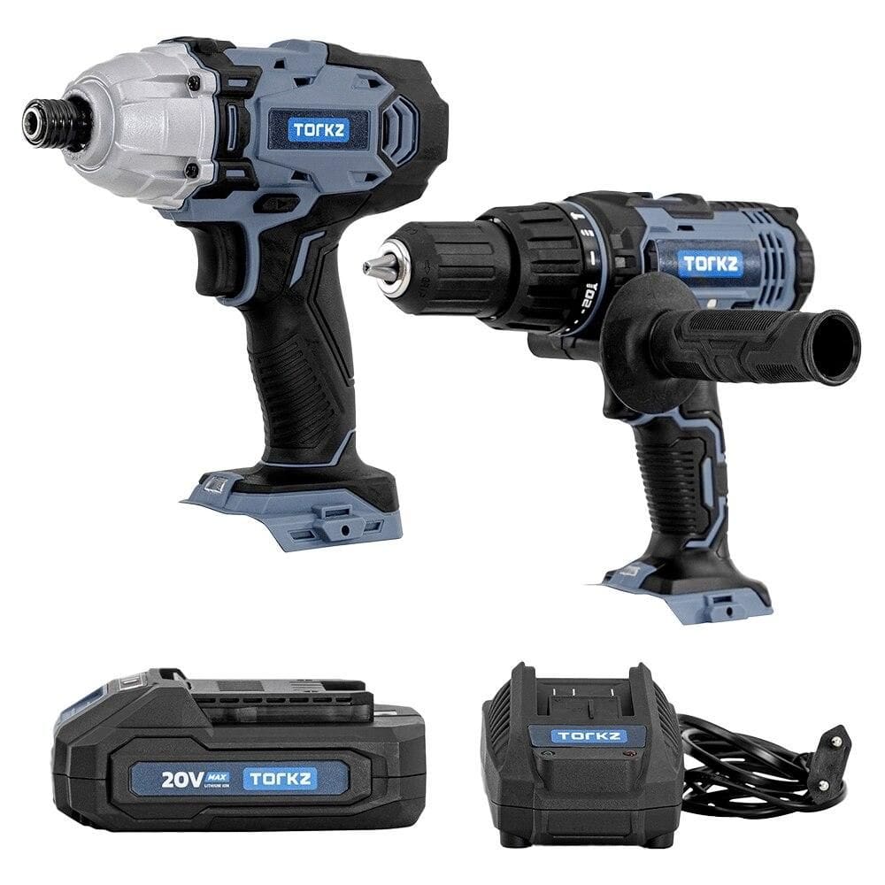 Furadeira Parafusadeira TRB0011, Chave de Impacto TRB0001, Carregador e Carregador de Bateria