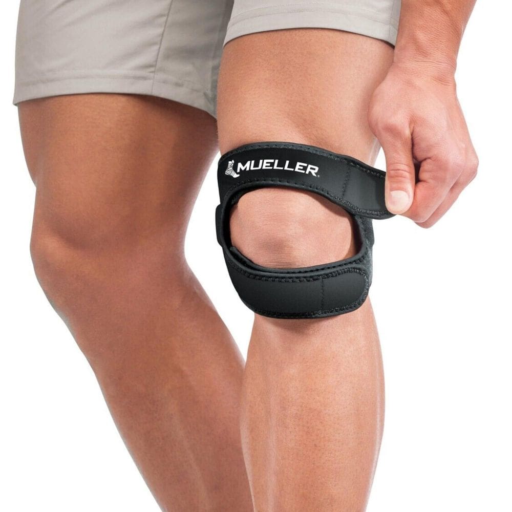 Suporte de joelho MUELLER Sports Medicine Adjustable Max Black